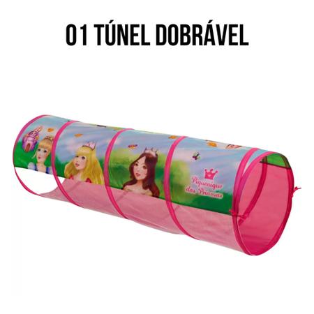 Imagem de Barraca Infantil 3 Em 1 Túnel Cabana Barraca Para Crianças - Princesas