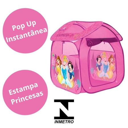 Imagem de Barraca Infantil Cabana Tenda Toca Criança Menina Princesas