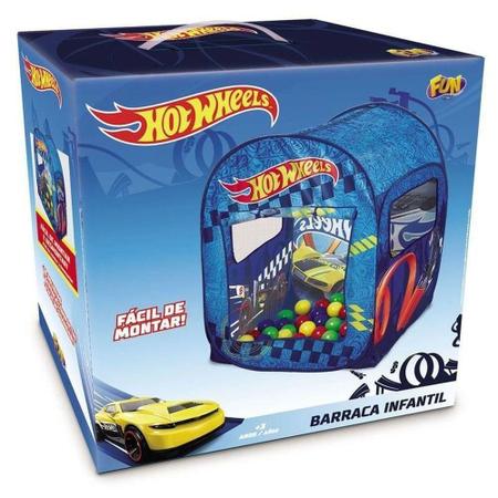 Imagem de Barraca Infantil Com 50 Bolinhas Hot Wheels - Fun F0007-1