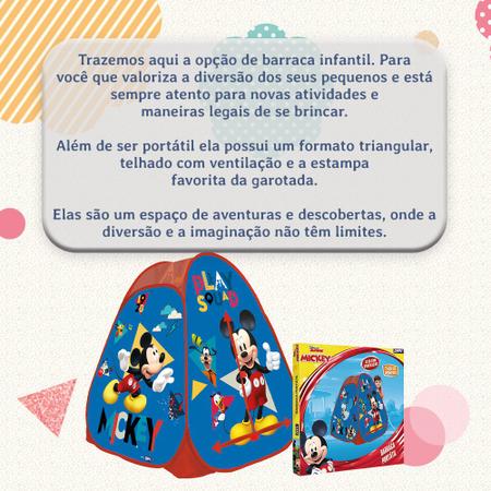 Imagem de Barraca Infantil Grande Portátil Tenda Menino Mickey Mouse
