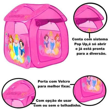 Imagem de Barraca Infantil Toca Tenda Cabana Princesas Disney Gf001a