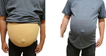Barriga Falsa Papai Noel Leve E Não Esquenta Bege - Lynx Imagem de Barriga Falsa Papai Noel Leve E Não Esquenta Bege