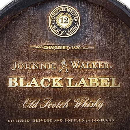 Imagem de Barril decorativo de parede - Johnnie Walker Whisky