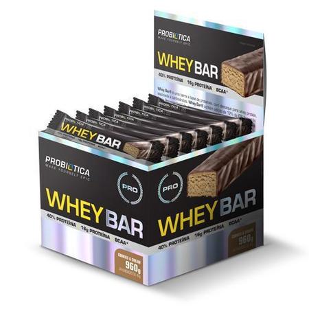 Imagem de Barrinha de Proteína Whey Bar Protein 24 unidades 40gr Probiotica