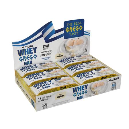 Imagem de Barrinha Whey Grego Bar Display C/12 Un Nutrata