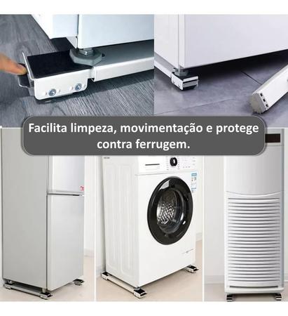 Imagem de Base Ajustável Para Freezer Máquina De Lavar E Geladeira