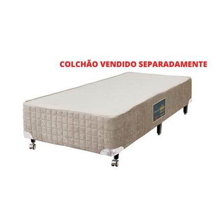 Imagem de Base Box Castor Premium Bege Solteiro King 96x203x27