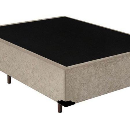 Imagem de Base Box Viúva Suede Bege 40x128x188 Ducci