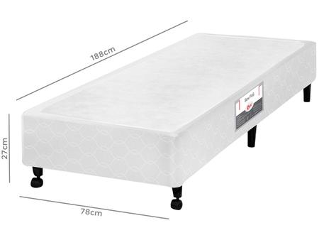 Imagem de Base Cama Box Solteiro Castor 27x78x188cm Poli