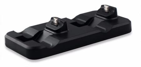 Imagem de Base Carregador Duplo Dock Charge Controle Playstation 4 Ps4 - Oivo