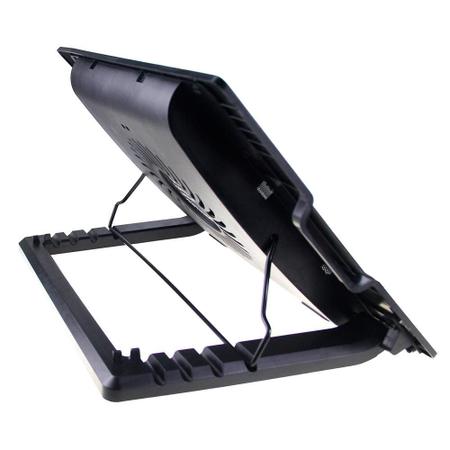 Imagem de Base com Cooler para Notebook Rise Mode, Galaxy Black X6, LED - RM-CN-06-BB