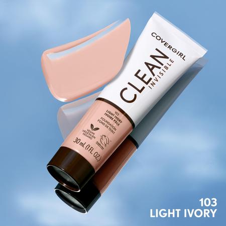 Imagem de Base CoverGirl Clean Invisible Light Ivory 30 ml