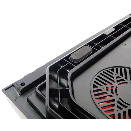 Imagem de Base Gamer Husky Gaming, Preto e Vermelho, Para Notebook até 21', Com 6 Fans, RGB - HGMB001