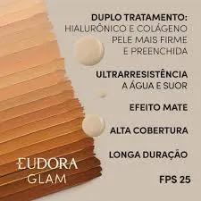 Imagem de BASE LIQUIDA EUDORA GLAM SKIN PERFECTION COR 35 30 ml