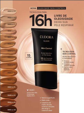 Imagem de Base Líquida Glam Skin Control - Eudora