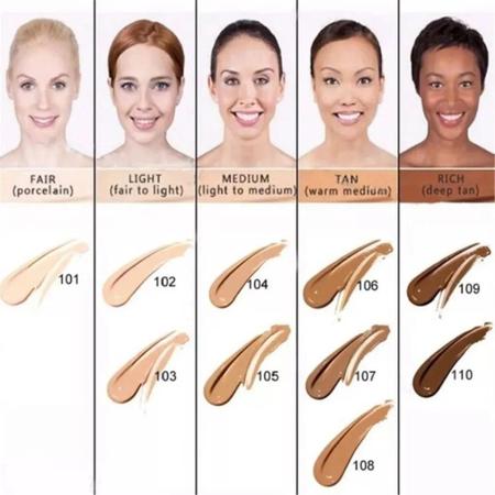 Imagem de Base Líquida Matte Phoera 109 Mocha 30ml Hidratante