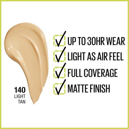 Base Maybelline Super Stay 140 - Longa Duração Imagem de Base Maybelline Super Stay 140 - Longa Duração