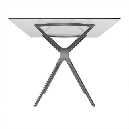 Imagem de Base para Mesa de Cozinha Retangular Baletto Platinum (56x126 cm)