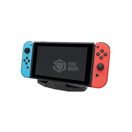 Base Multifuncional Para Nintendo Switch e Switch Oled Carregador Suporte  Cooler 2 USB Suporte 8 Jogos