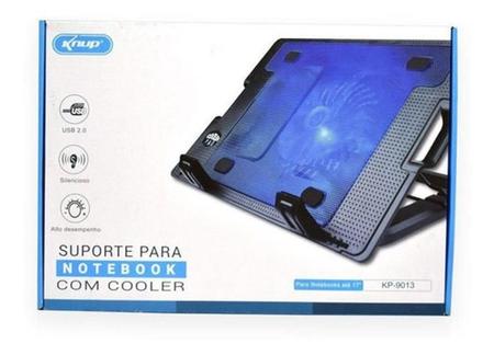 Imagem de Base Suporte Para Notebook Cooler E Iluminação Kp-9013