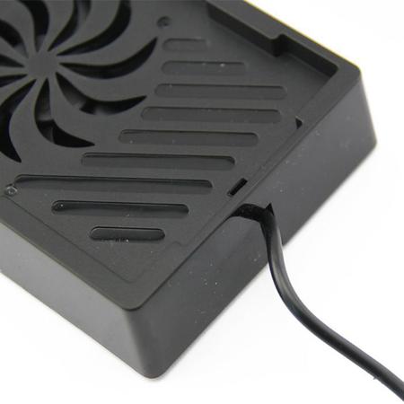 Imagem de Base Suporte Vertical Com 2 Coolers Compatível Com Xbox One X Hub Usb Preto