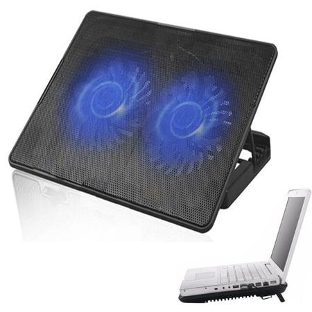 Imagem de Base Suporte Vertical Cooler Duplo Led para Notebook Dell