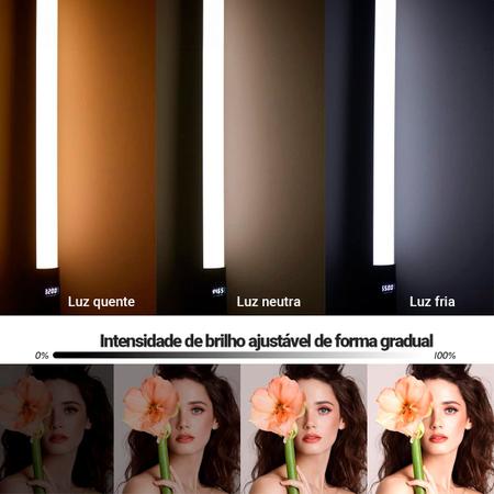 Imagem de Bastão De Luz Preenchimento RGB Fotográfico com Temperatura de Cor Ajustável T-Photo