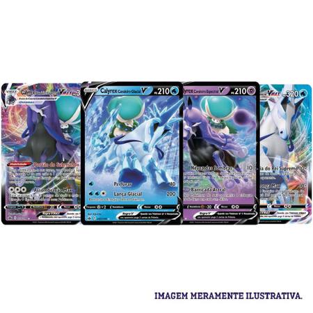 Batalha De Liga Pokémon Calyrex Vmax 120 Cartas 31515 - Copag - Deck de  Cartas - Magazine Luiza