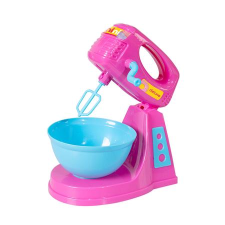 Imagem de Batedeira De Brinquedo Cozinha Infantil Menina Rosa - Bs Toys