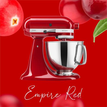 Imagem de Batedeira KitchenAid Artisan Empire Red - KEA33CV