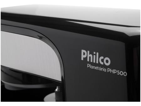 Imagem de Batedeira Planetária Philco Preta 500W PHP500 Turbo 12 Velocidades