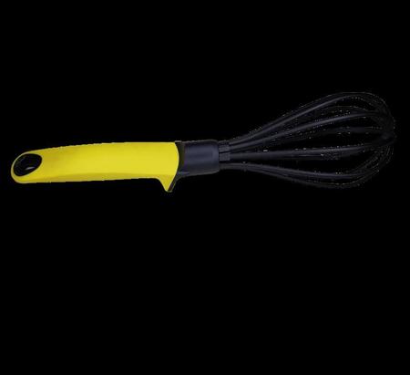 Imagem de Batedor de Clara em Nylon de 30cm cabo amarelo