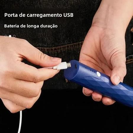 Imagem de Batedor de Ovos Elétrico USB Portátil - 3 Velocidades