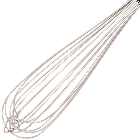 Batedor Manual Profissional Aço Inox Weck 45cm Cabo PP Preto Imagem de Batedor Manual Profissional Aço Inox Weck 45cm Cabo PP Preto