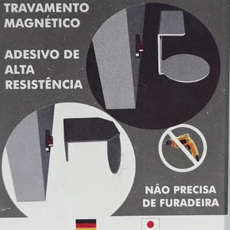 Imagem de Batedor Prendedor Fixador Para Porta De Vidro Ferro Com Imã