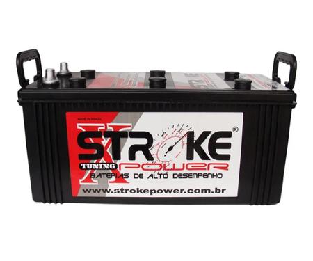 Imagem de Bateria 205AH 12V Baixa Manutenção para Som Automotivo -  Stroke Power