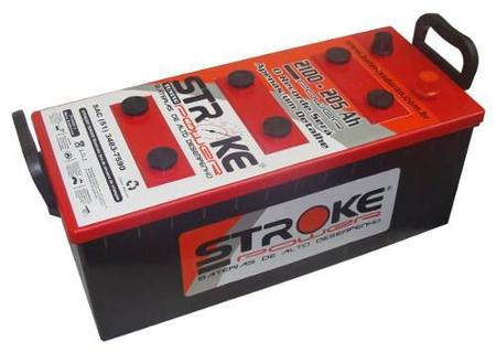 Imagem de Bateria 205AH 12V Baixa Manutenção para Som Automotivo -  Stroke Power