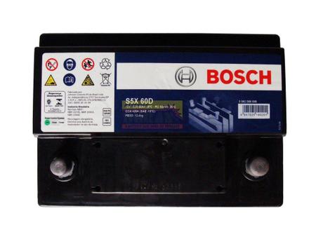 Imagem de Bateria Automotiva Bosch 60ah 12v Astra Classic Meriva Linea Strada S5X60D
