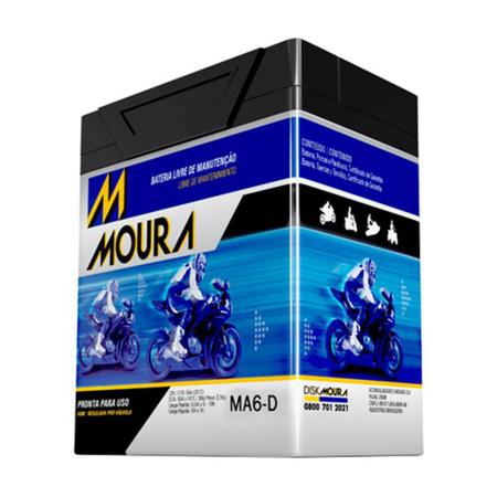 Imagem de Bateria Automotiva Moura Moto MA6-D