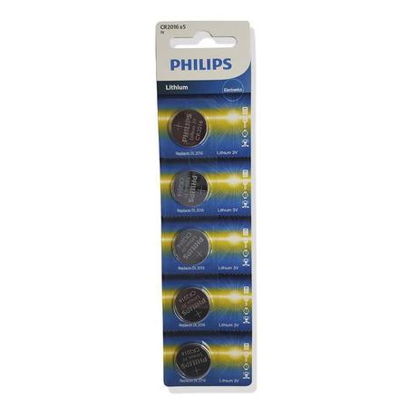 Imagem de Bateria Cr2016 Philips Lithium 3V Cartela Com 5 Unidades
