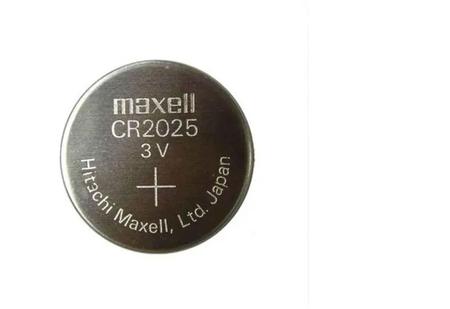 Imagem de Bateria CR2025 3V Maxell Moeda P/Calculadora Relógio Controle 5 Un