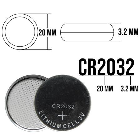 Imagem de Bateria CR2032 Cartela Com Cinco Unidades 3V Calculadoras Relógios  Computadores 