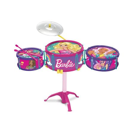 Imagem de Bateria Dreamtopia Barbie Instrumento Musical Rosa Fun