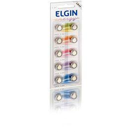 Imagem de Bateria Elgin Alcalina Lr44 (1,5V) Cartela com 10