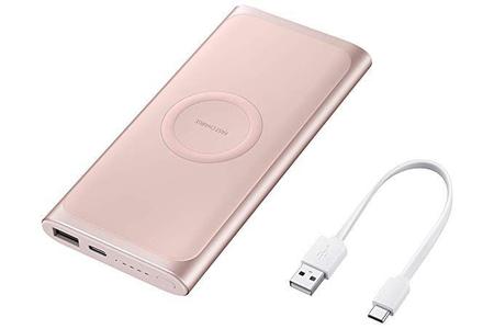 Imagem de Bateria Externa Wireless Samsung Fast Charge 10000mah - Rosa