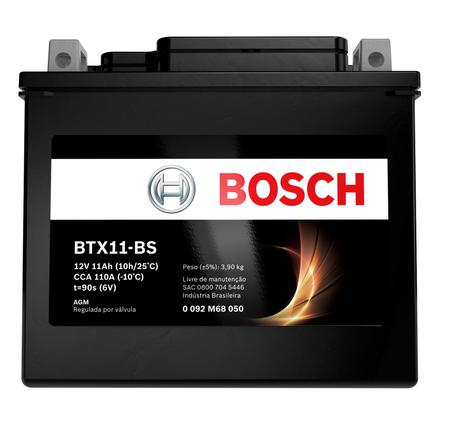 Imagem de Bateria Honda Vtr 1000 Firestorm Bosch Btx11-bs (ytx12-bs)