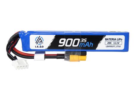 Imagem de Bateria Lipo 900mah 11.1v 3s 20c XT60 (1 Pack) Aeg M4 Rossi Qgk 
