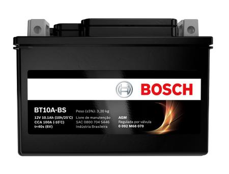 Bateria Moto 12v 10ah Bosch Bt10a-bs - Bateria de Moto - Magazine Luiza