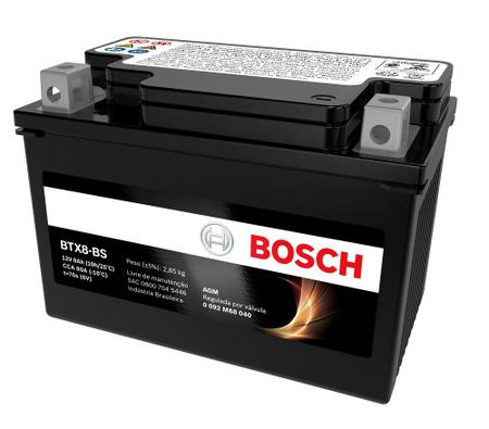 Bateria Moto Ytx9-bs Btx9-bs 12v 8ah Bosch Original