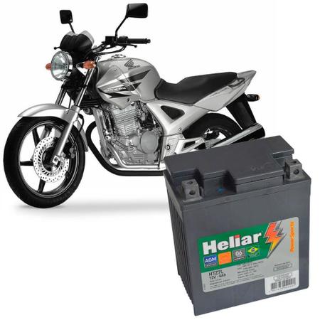 Novedad Separación beneficio Bateria Moto Cbx 250 Twister Heliar HTZ7L PowerSports Selada 6Ah 12V - Bateria  de Moto - Magazine Luiza